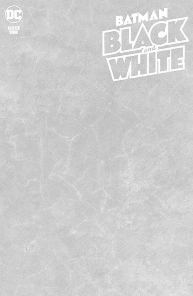 Batman Black And White #1 (Of 6) Cover D Blank Variant