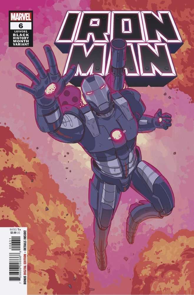 Iron Man (2020) #06 Souza War Machine Black History Month Variant