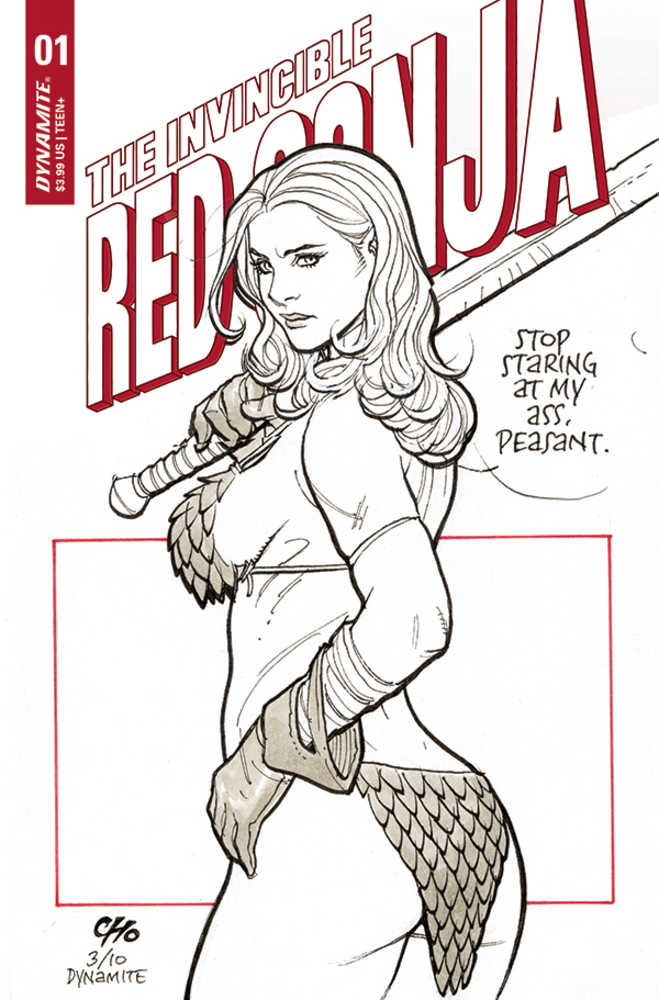 Invincible Red Sonja #01 Cover D Cho