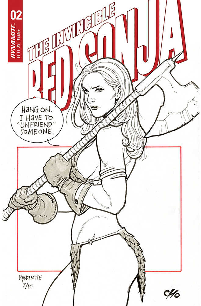 Invincible Red Sonja #02 Cover D Cho