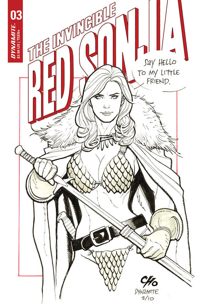 Invincible Red Sonja #03 Cover D Cho