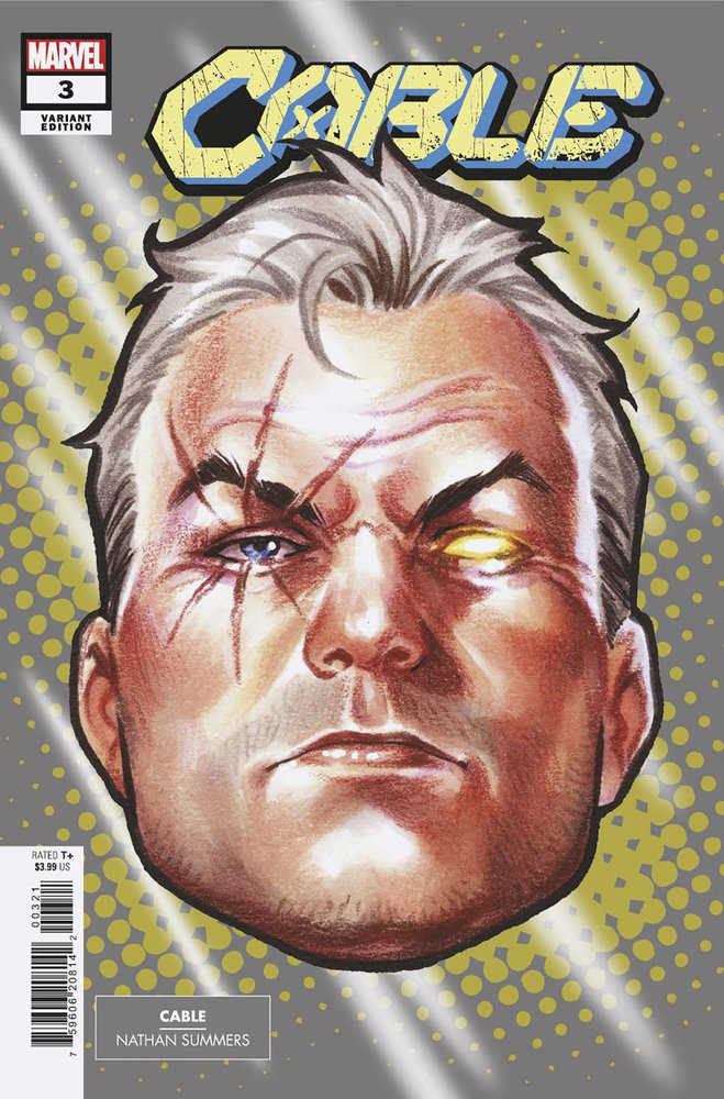 Cable (2024) #3 Mark Brooks Headshot Variant [Fhx]