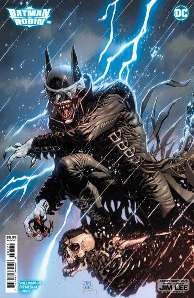 Batman And Robin #08 Cover D Jim Lee Artist Spotlight Card Stock Variant