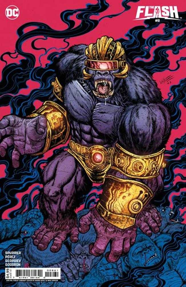 Flash #08 Cover D Maria Wolf April Fools Gorilla Grodd Card Stock Variant