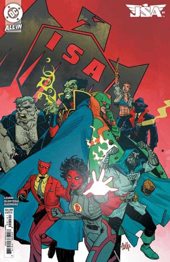 JSA #01 Cover B Cully Hamner Card Stock Variant