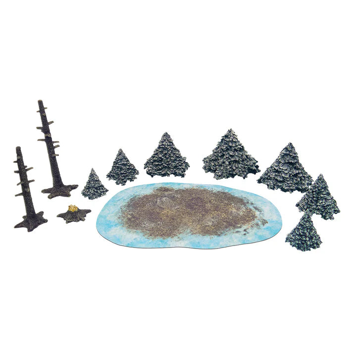 Monster Scenery: Snowy Pines