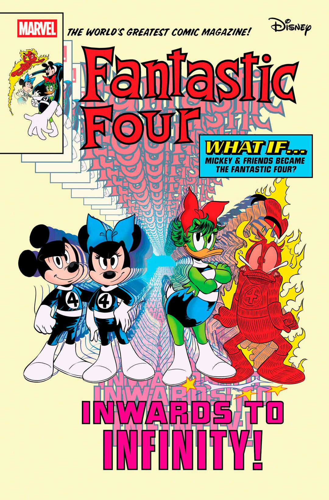 Fantastic Four (2022) #33 Giulia Lomurno Disney What If? Fantastic Four Homage Variant [Doom]