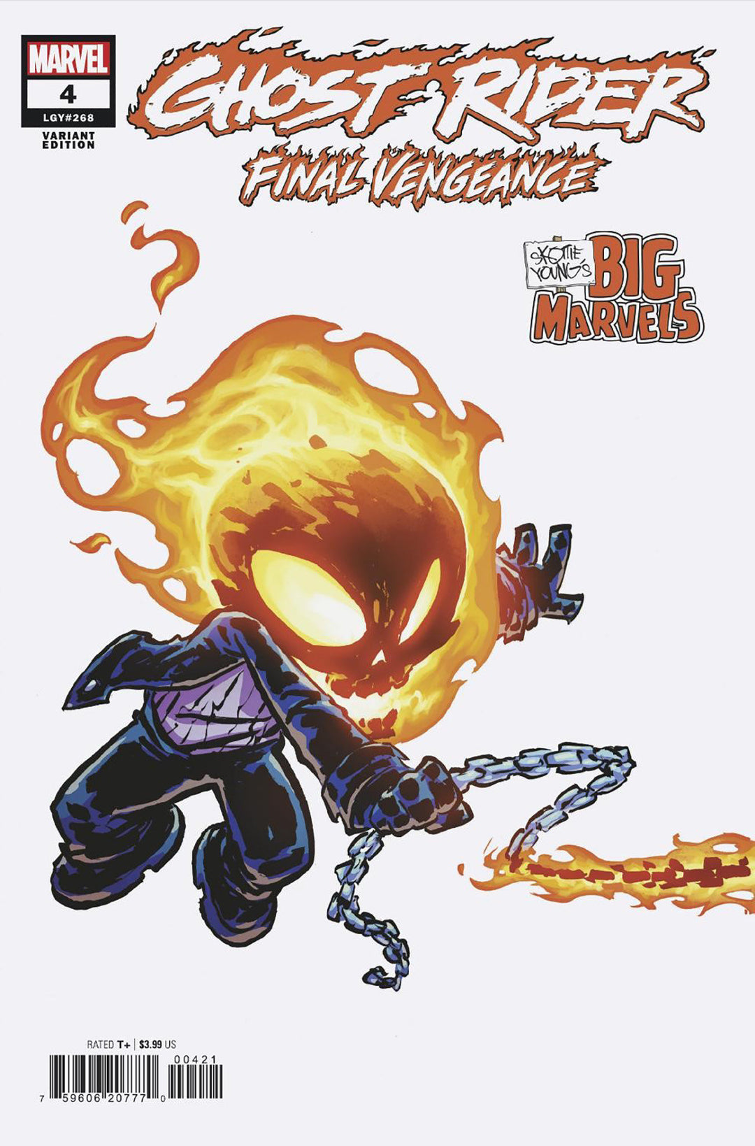 Ghost Rider Final Vengeance #4 Skottie Young'S Big Marvel Variant