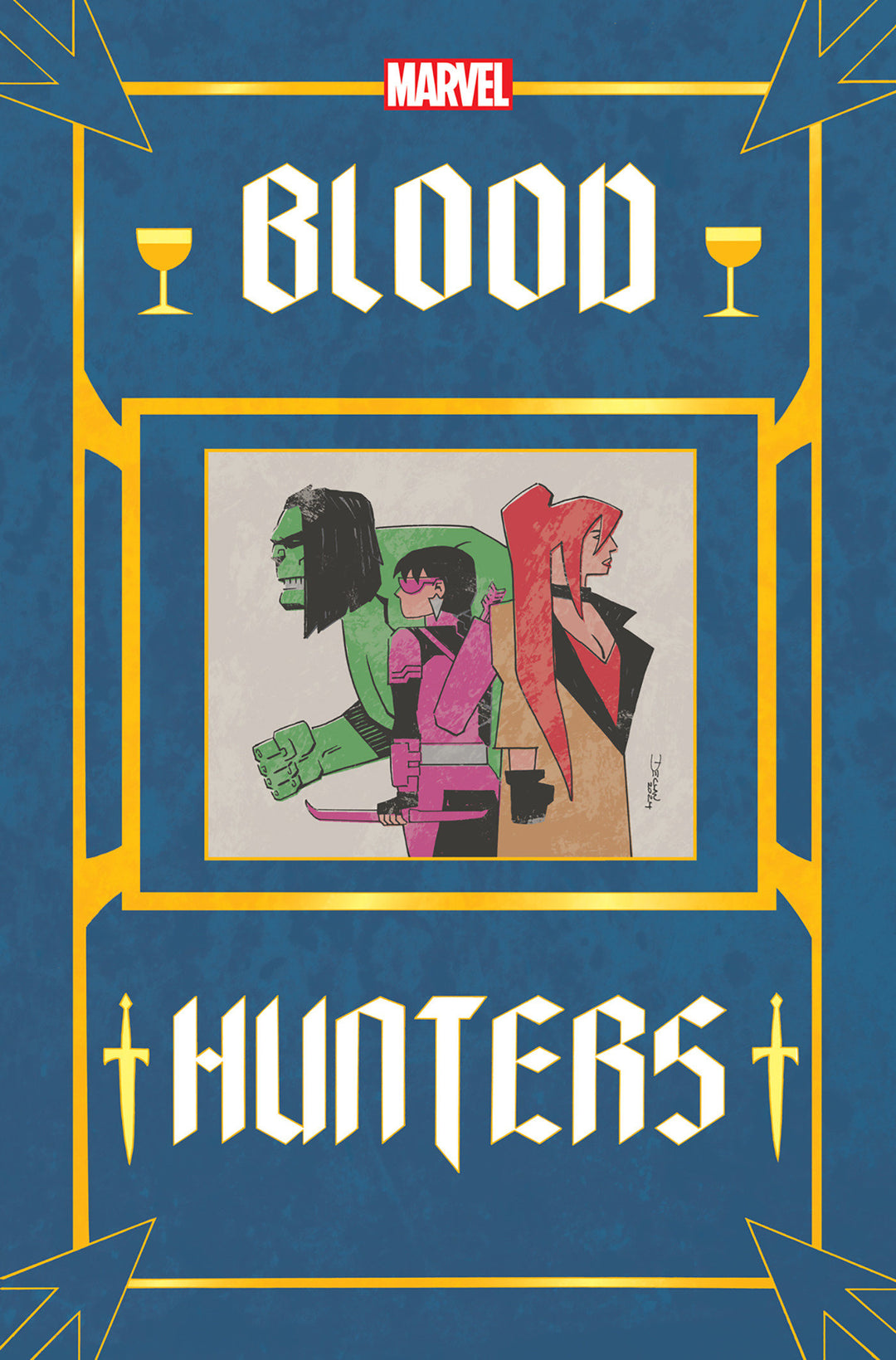 Blood Hunters (2024a) #2 Declan Shalvey Book Cover Variant [Bh]