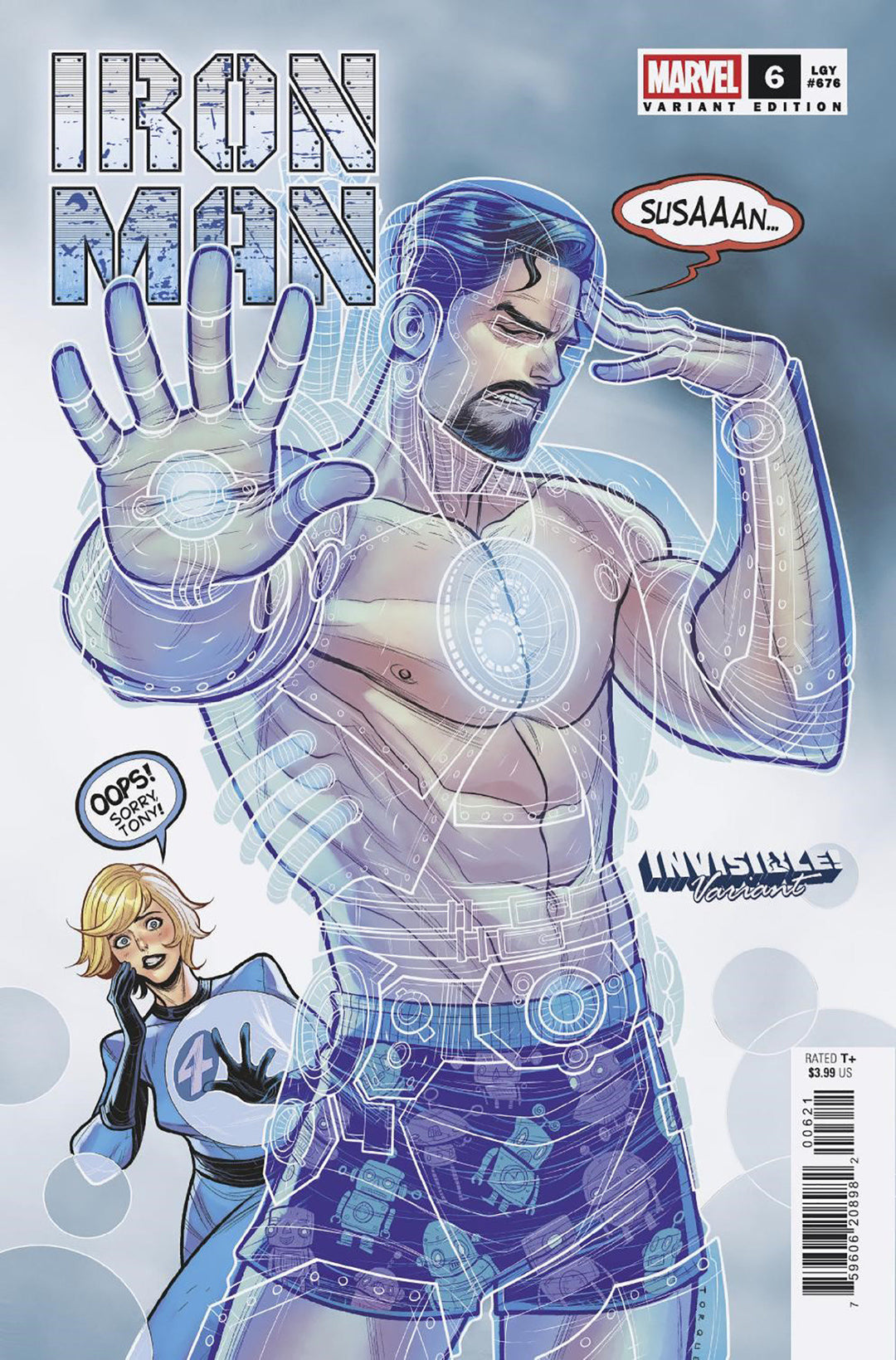 Iron Man #06 Elizabeth Torque Invisible! Variant [Doom]