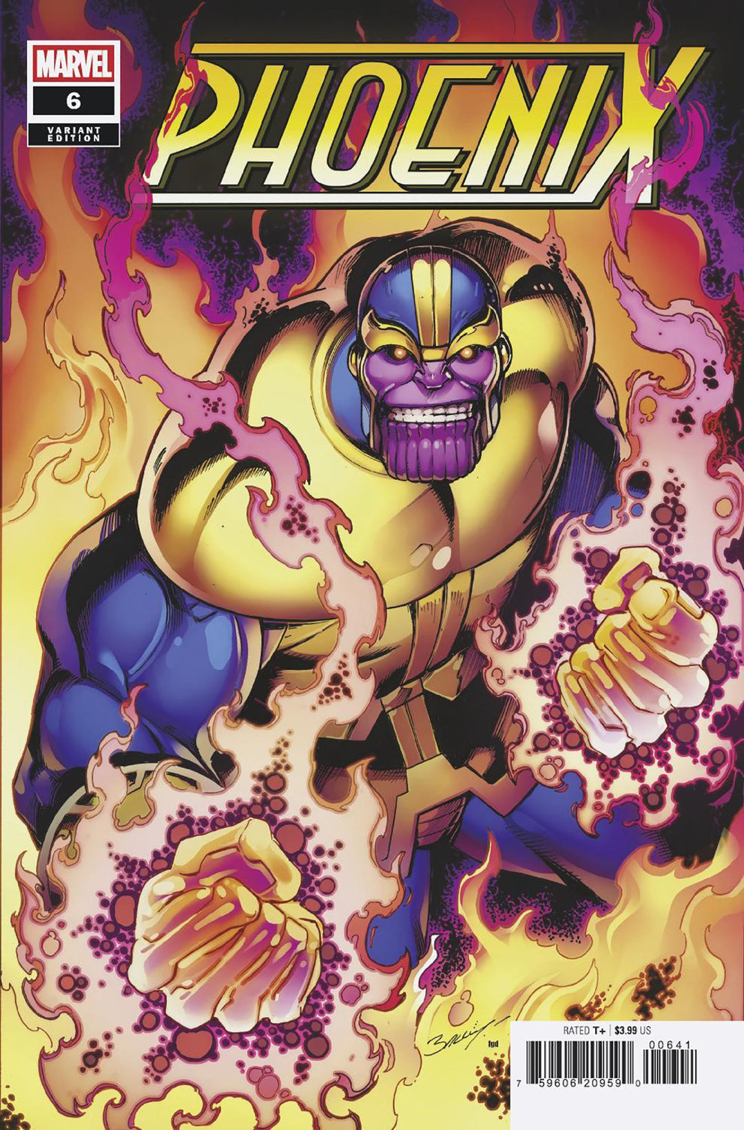 Phoenix #06 Mark Bagley Thanos Variant