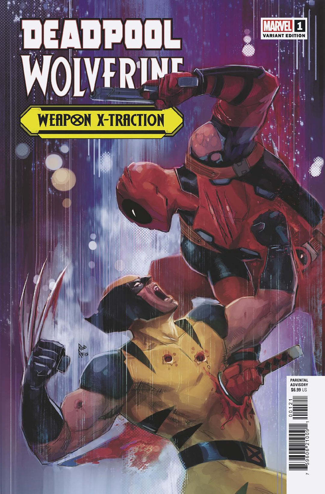 Deadpool Wolverine: Weapon X-Traction #1 Rod Reis Variant