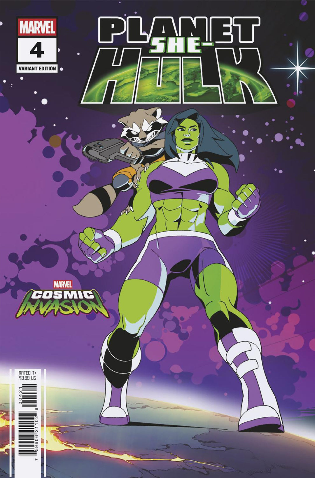 Planet She Hulk #4 Marvel Cosmic Invasion Variant