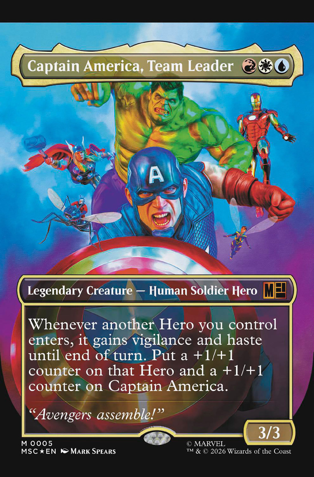 Captain America #12 Classified Artist Magic: The Gathering Variant [Arm]