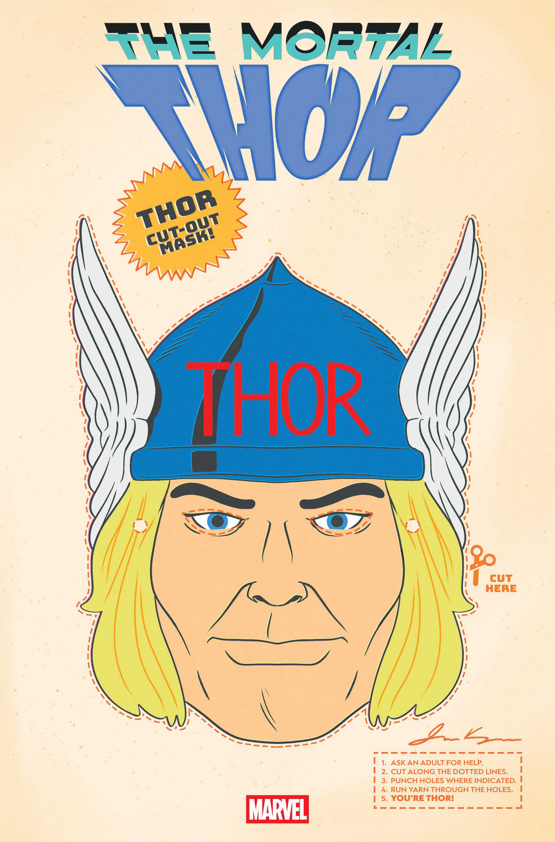 Thor #2 Retro Halloween Mask Variant