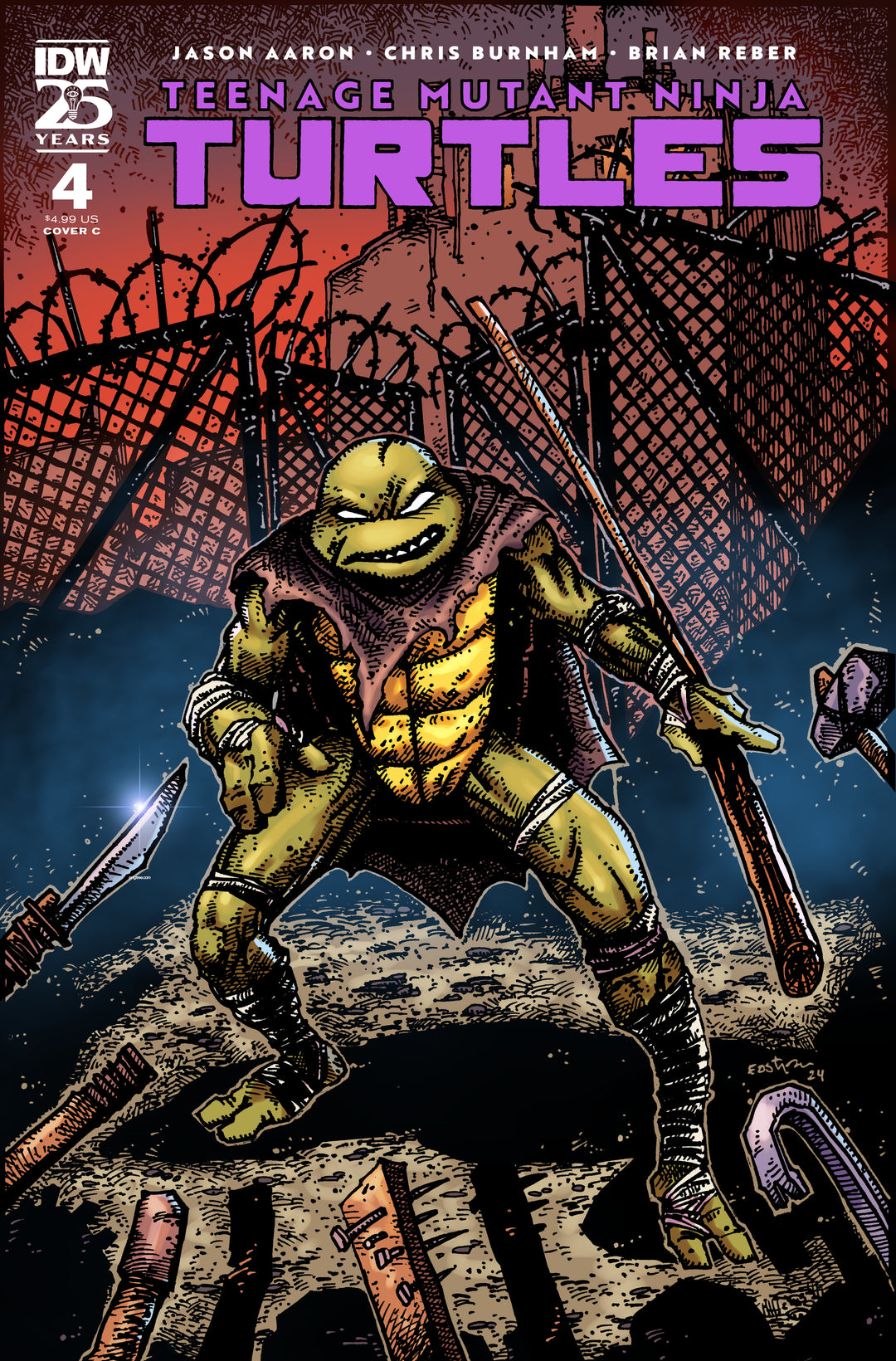 Teenage Mutant Ninja Turtles #4 Variant C (Eastman)