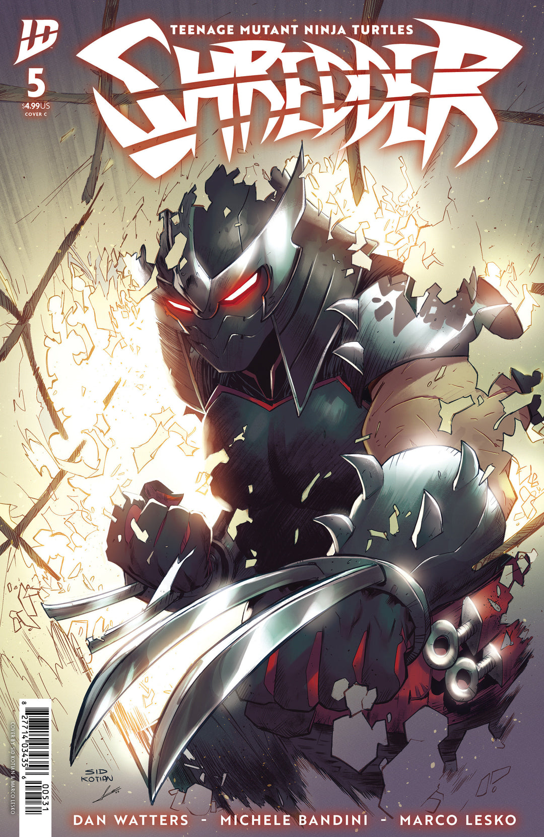 Teenage Mutant Ninja Turtles: Shredder #5 Variant C (Kotian)