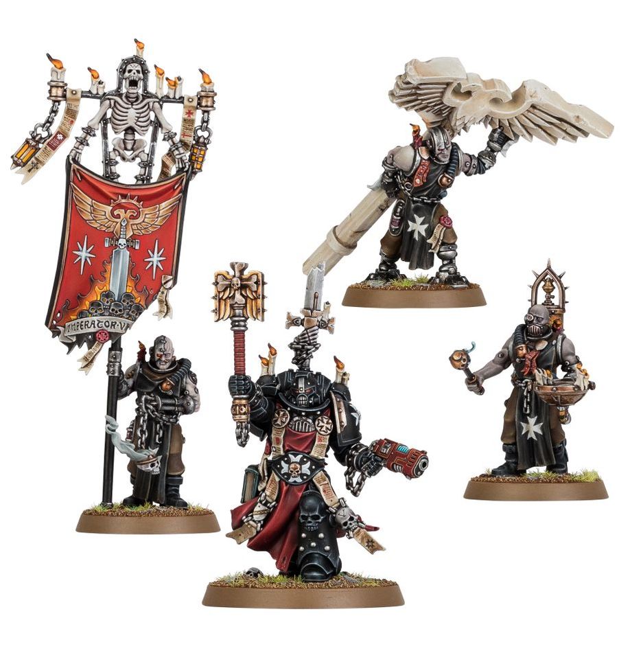 Warhammer 40K: Chaplain Grimaldus & Retinue