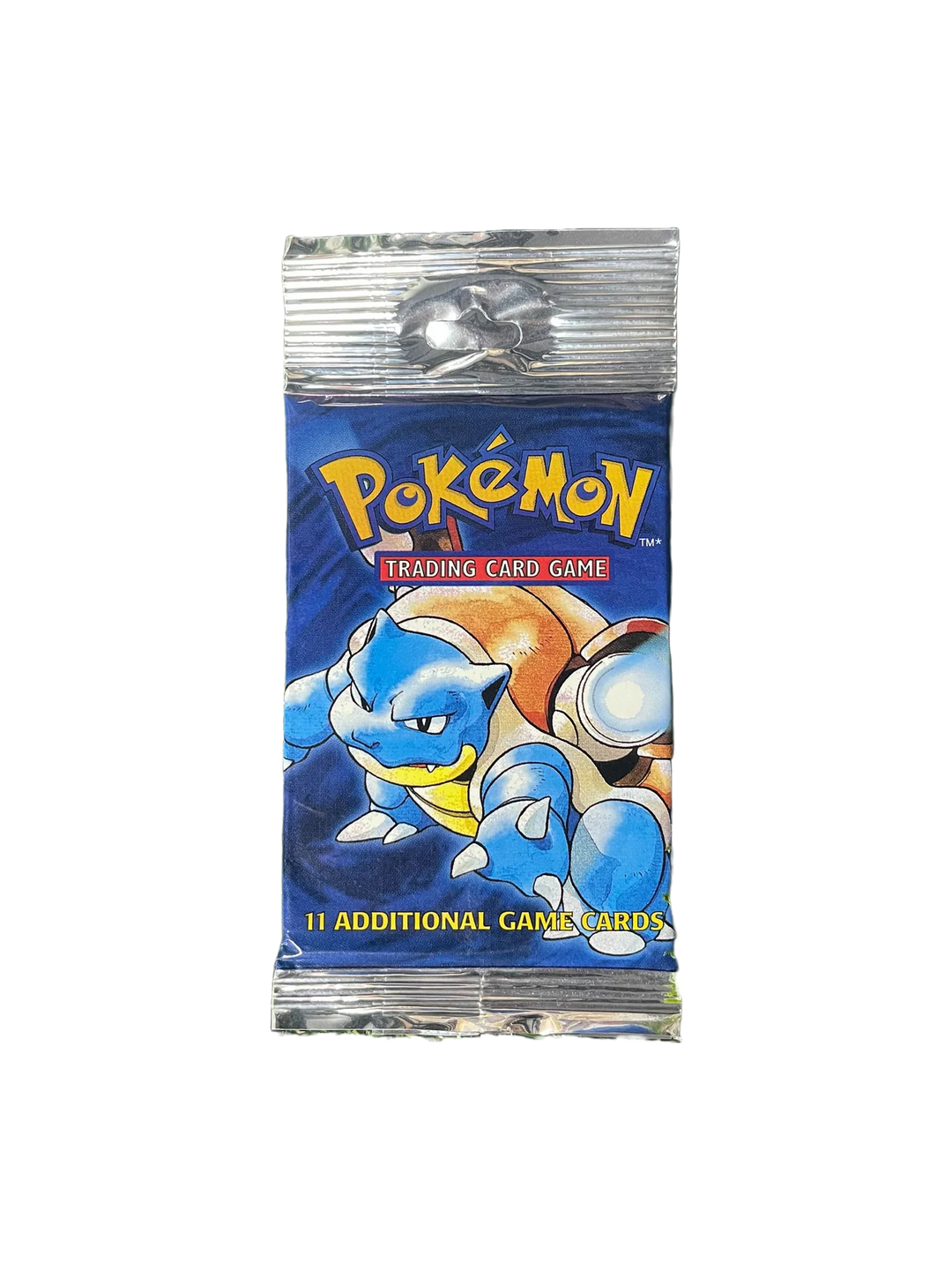 Pokemon's Base Set Booster Pack Revised Unlimited Edition (Blastoise Art)