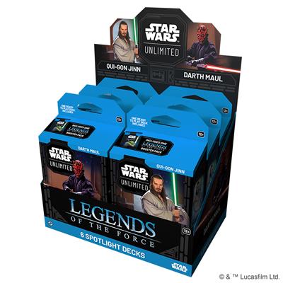 Star Wars: Unlimited - Legends of the Force: Spotlight Decks *One of each deck