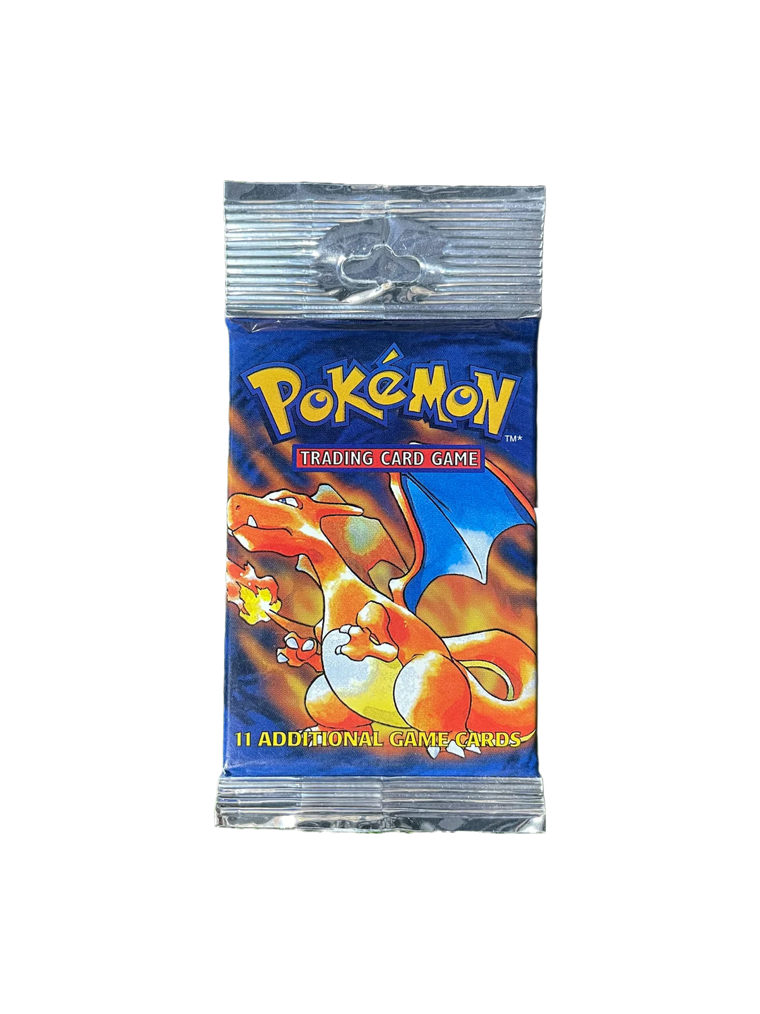 Pokemon's Base Set Booster Pack Revised Unlimited Edition (Charizard Art)