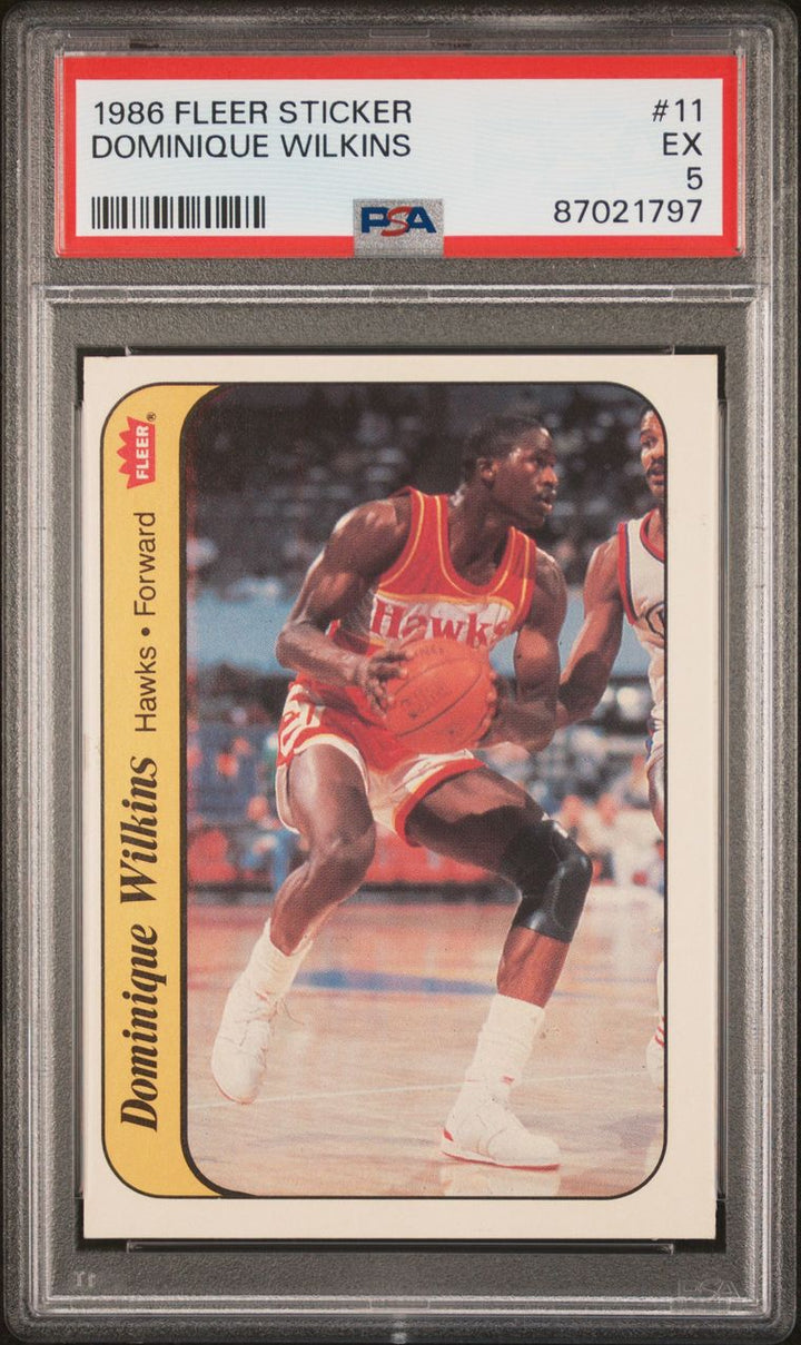 Complete 1986 Fleer Sticker Set #1-11