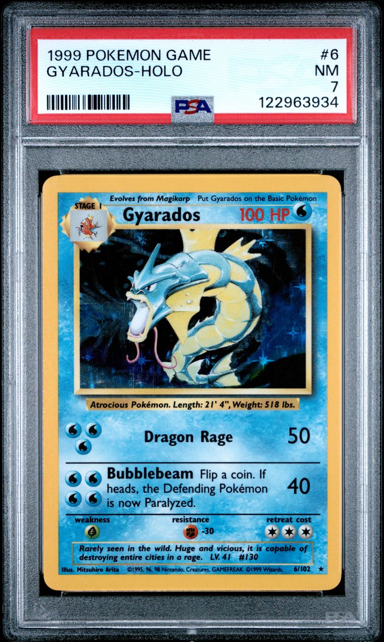 Gyarados #6 Base Set: NM 7