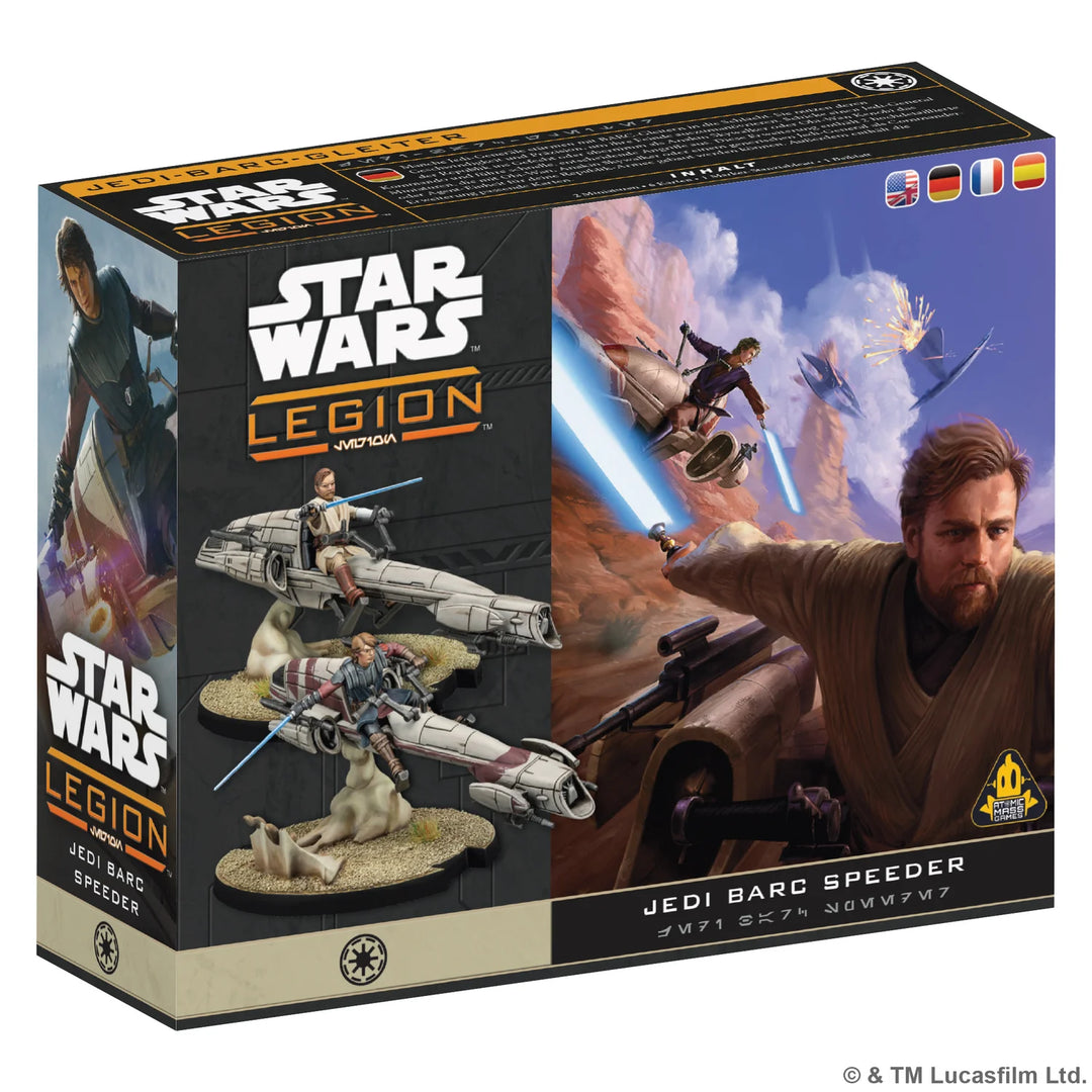 Jedi General on BARC Speeder