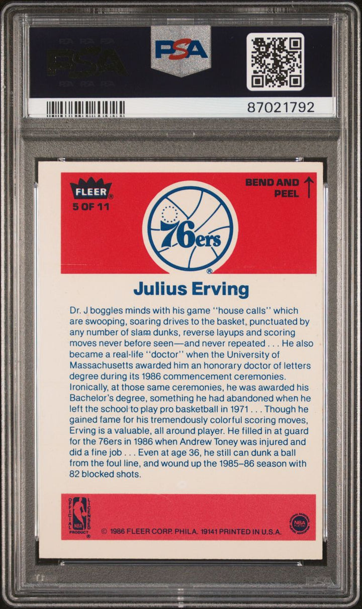 Complete 1986 Fleer Sticker Set #1-11