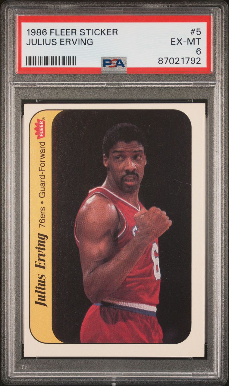 Complete 1986 Fleer Sticker Set #1-11