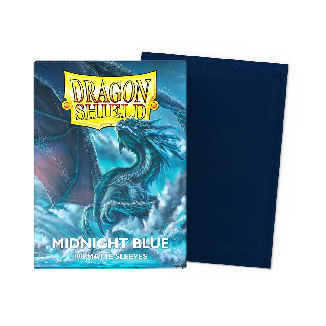 Dragon Shield Sleeves: Standard Matte - Midnight Blue 100CT