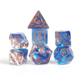 Sirius Dice: D&D Adventure Dice - Wizard: Blue