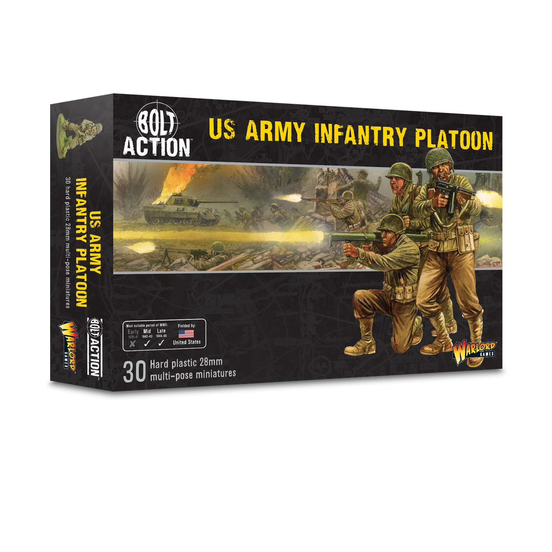US Infantry Platoon - WWII American GIs