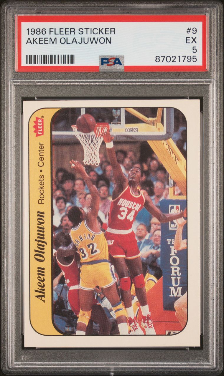 Complete 1986 Fleer Sticker Set #1-11