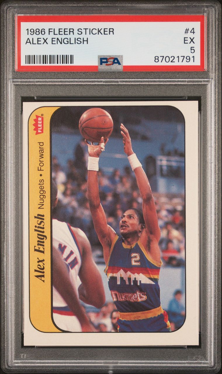 Complete 1986 Fleer Sticker Set #1-11