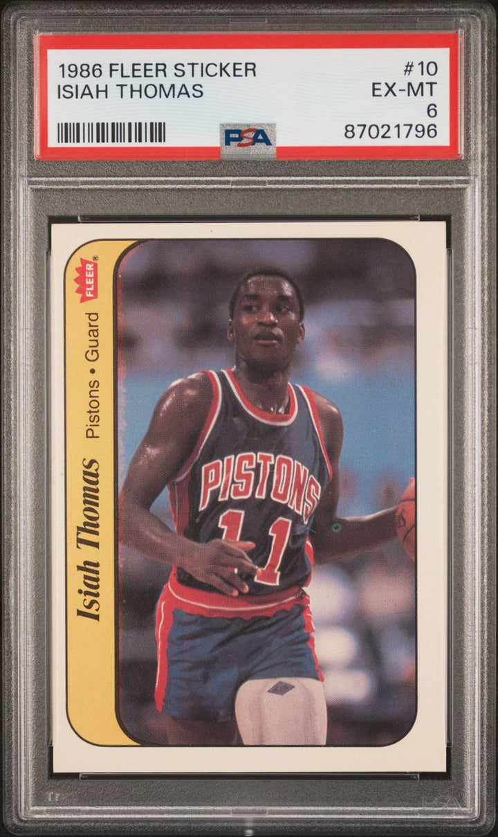 Complete 1986 Fleer Sticker Set #1-11