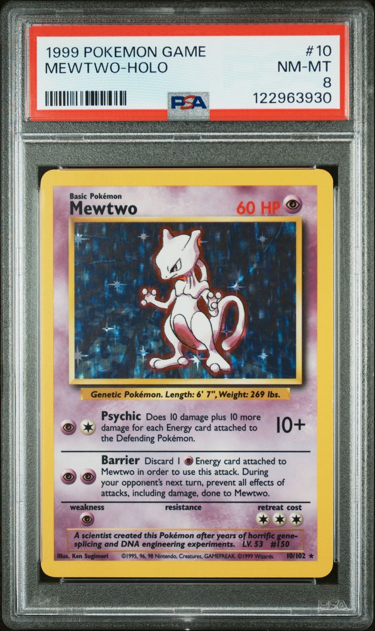 Mewtwo #10 Base Set: NM-MT 8