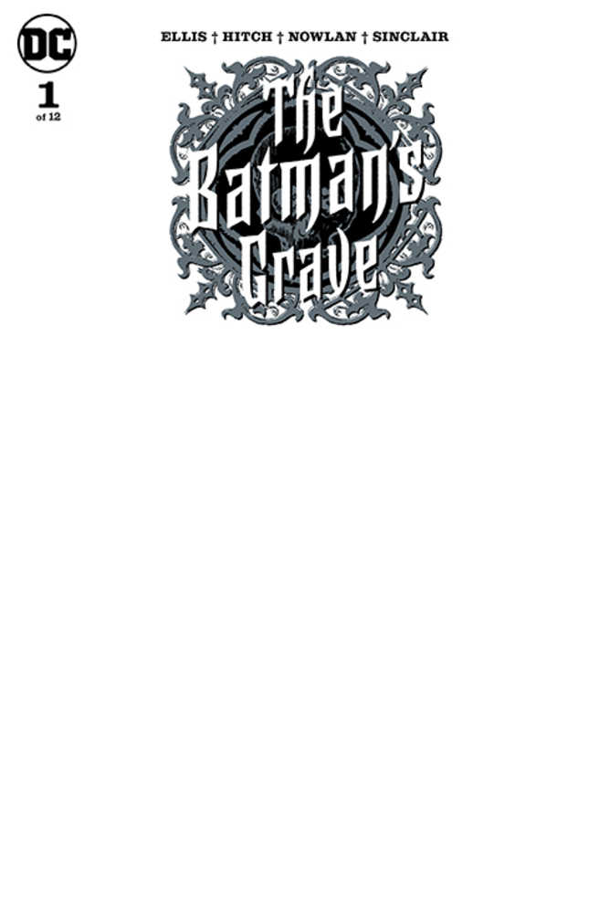 Batmans Grave #01 (Of 12) Blank Variant Edition