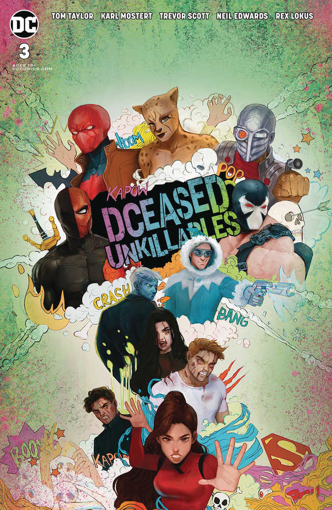 Dceased Unkillables #3 (Of 3) Card Stock Horror  Tasia Ms Va