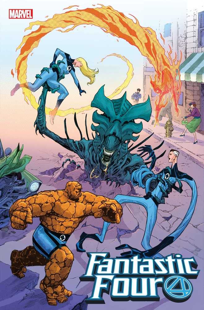Fantastic Four (2018) #28 Cassara Marvel vs Alien Variant Emp