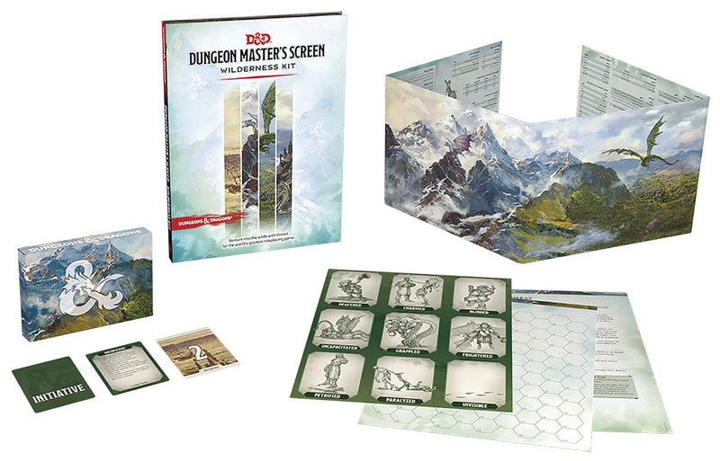 D&D Role Playing Game Direct Market Screen Wilderness Kit