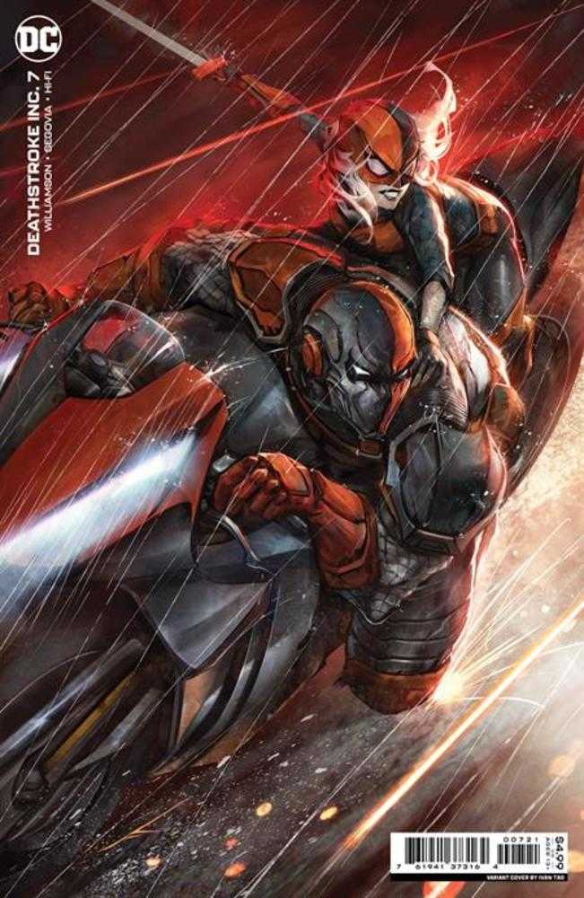 Deathstroke Inc #07 Cover B Ivan Tao Card Stock Variant