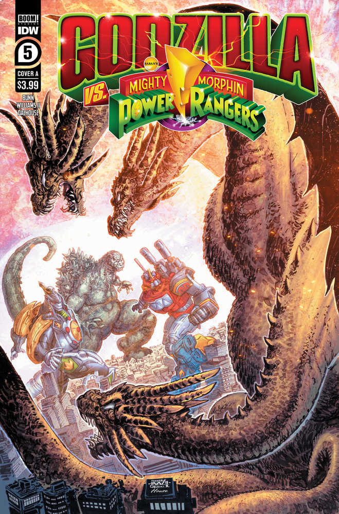 Godzilla vs Mighty Morphin Power Rangers #5 (Of 5) Cover A Williams