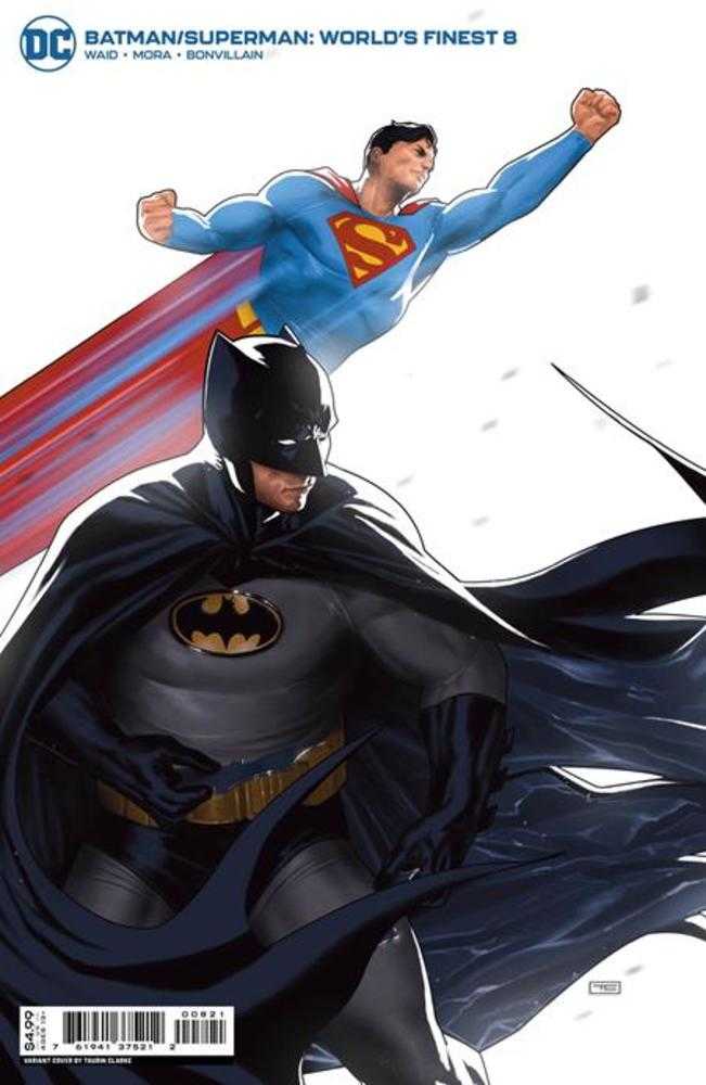 Batman Superman Worlds Finest #08 Cover B Taurin Clarke Card Stock Variant