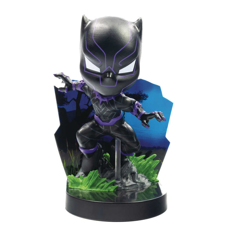 Superama Marvel Black Panther Vibranium Glow Suit Previews Exclusive Diorama