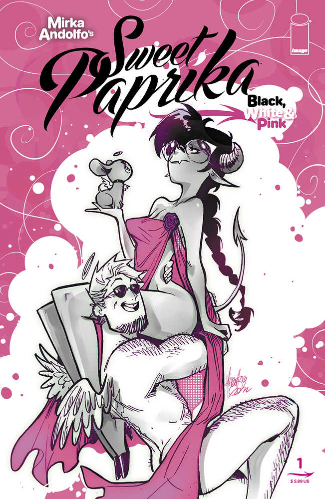 Sweet Paprika Black White & Pink (One Shot) Cover A (Mature)