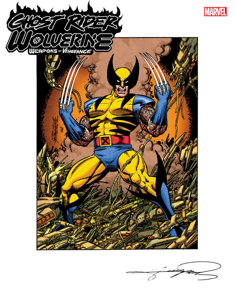 Ghost Rider Wolverine Weapons Of Vengeance Alpha #1 George Perez Variant