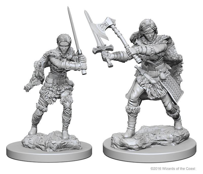 Dungeons & Dragons Nolzur`s Marvelous Unpainted Miniatures: W1 Human Female Barbarian