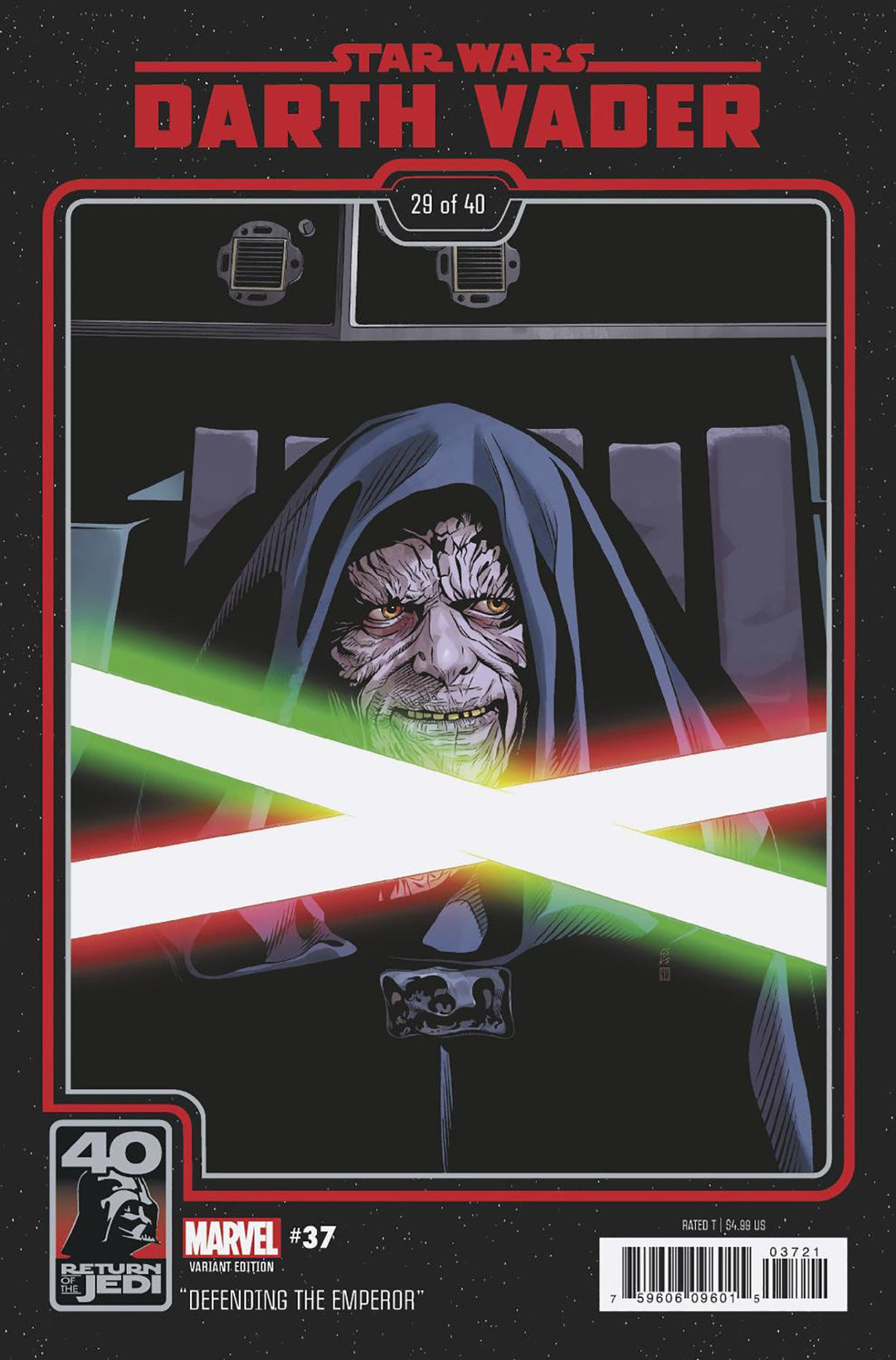 Star Wars Darth Vader #37 Chris Sprouse Return Of The Jedi 40th Anniversary Variant [Dd]