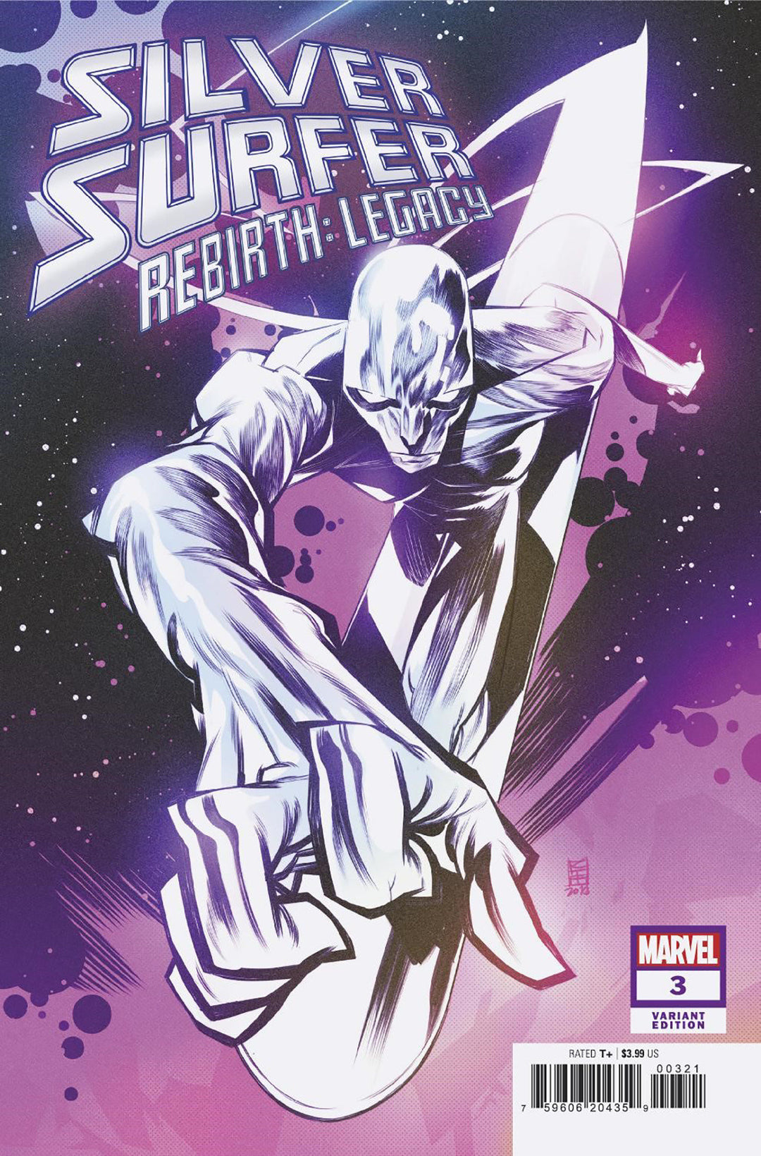 Silver Surfer Rebirth Legacy #3 Kim Jacinto Variant